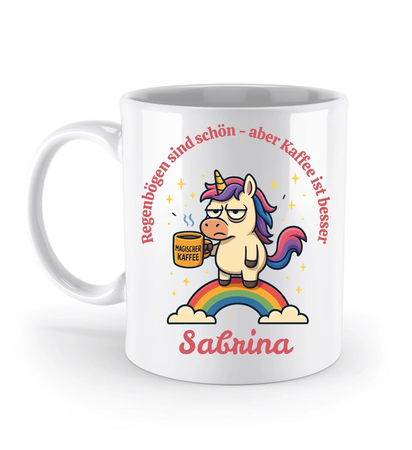 Einhorn - Personalisierbare Tasse