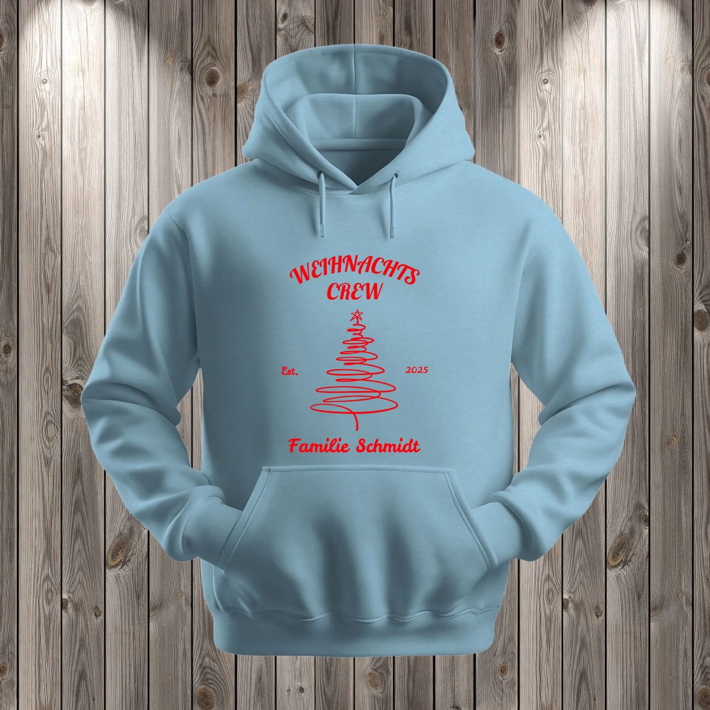 Hoodie Hellblau