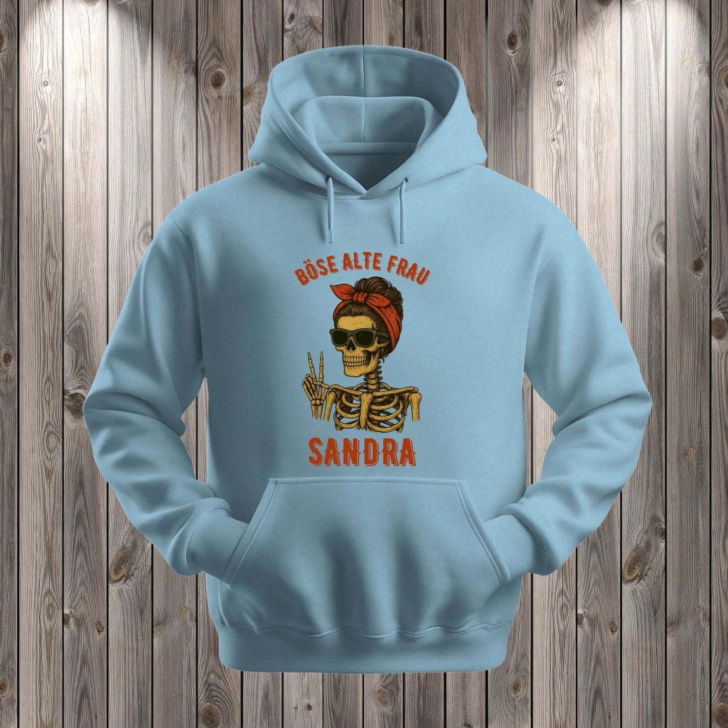 Hoodie Hellblau