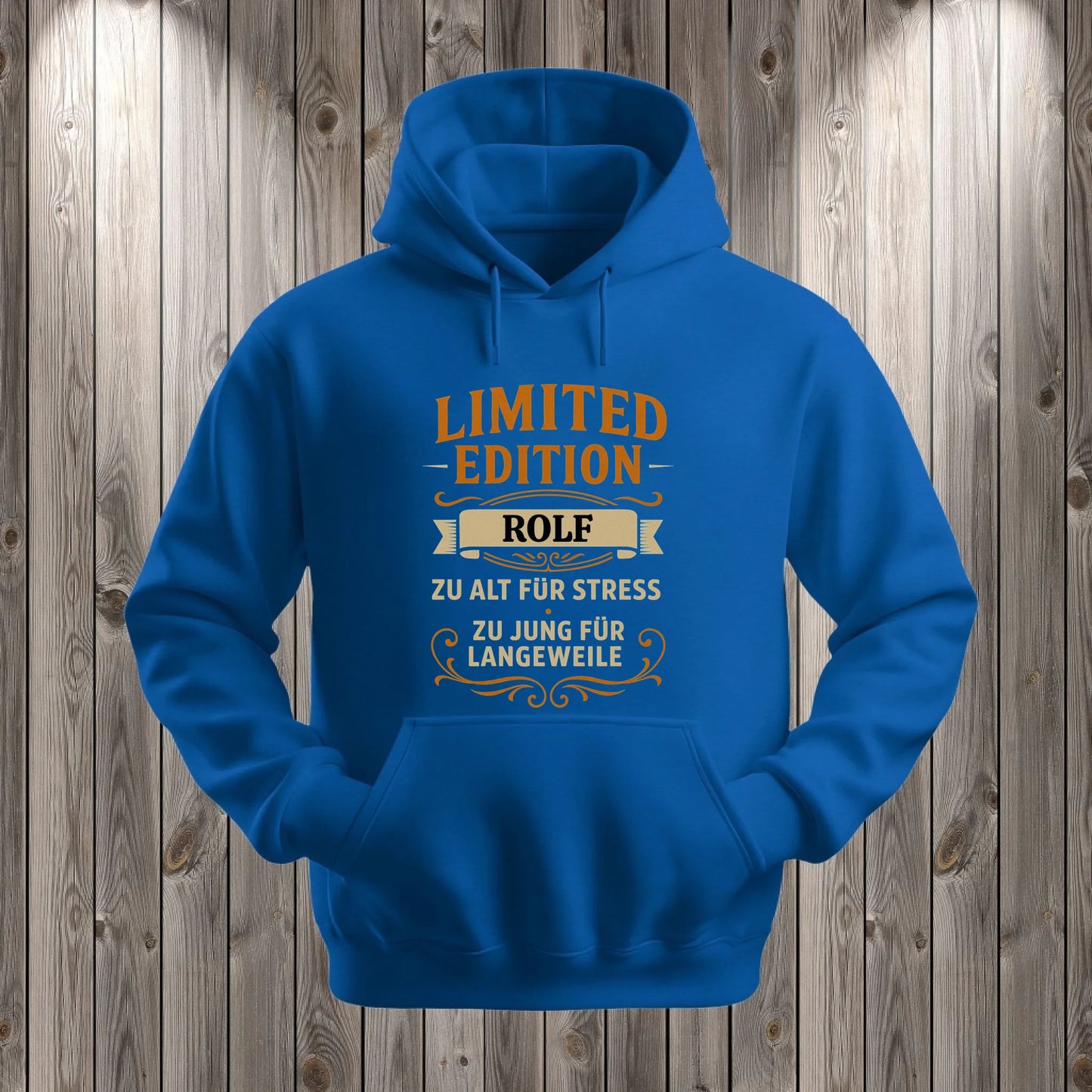 Hoodie Blau